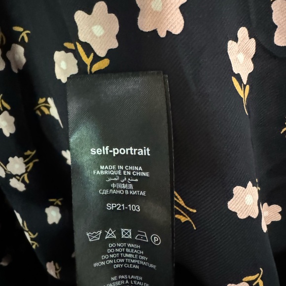 Self-Portrait twist front dress - Picture 8 of 8